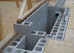 Board Form Fireplace