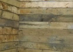 Board Form Fireplace