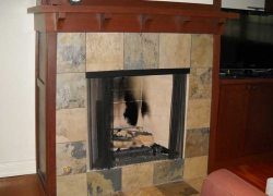 Stone Fireplace