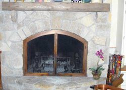 Stone Fireplace