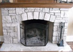 Stone Fireplace