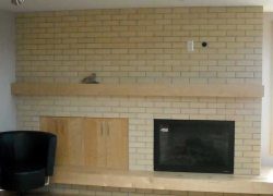 Brick Fireplace