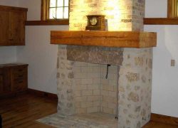 Stone Fireplace