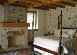 Stone Fireplace