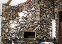 Stone Fireplace