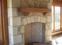 Stone Fireplace