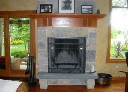 Stone Fireplace
