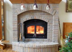 Stone Fireplace