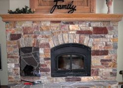 Brick Fireplace