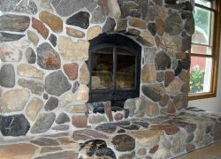 Stone Fireplace