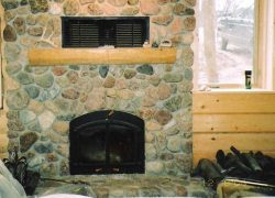 Stone Fireplace