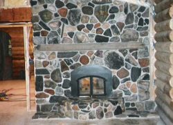 Stone Fireplace