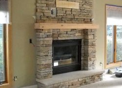 Stone Fireplace