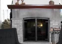 Stone Fireplace