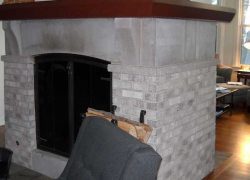 Stone Fireplace