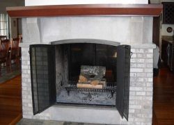 Stone Fireplace