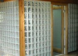 Glass Block Privacy Wall