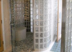 Glass Block Privacy Wall