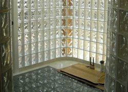 Glass Block Privacy Wall
