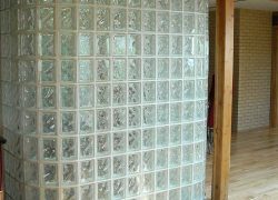Glass Block Privacy Wall