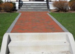 Custom Brick Sidewalk