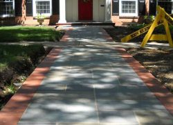 Custom Brick Sidewalk