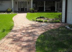 Custom Brick Sidewalk