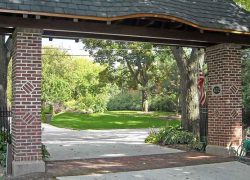Custom Brick Pillar Entrance
