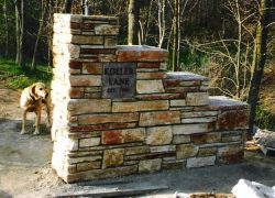 Stone Entrance Pillar